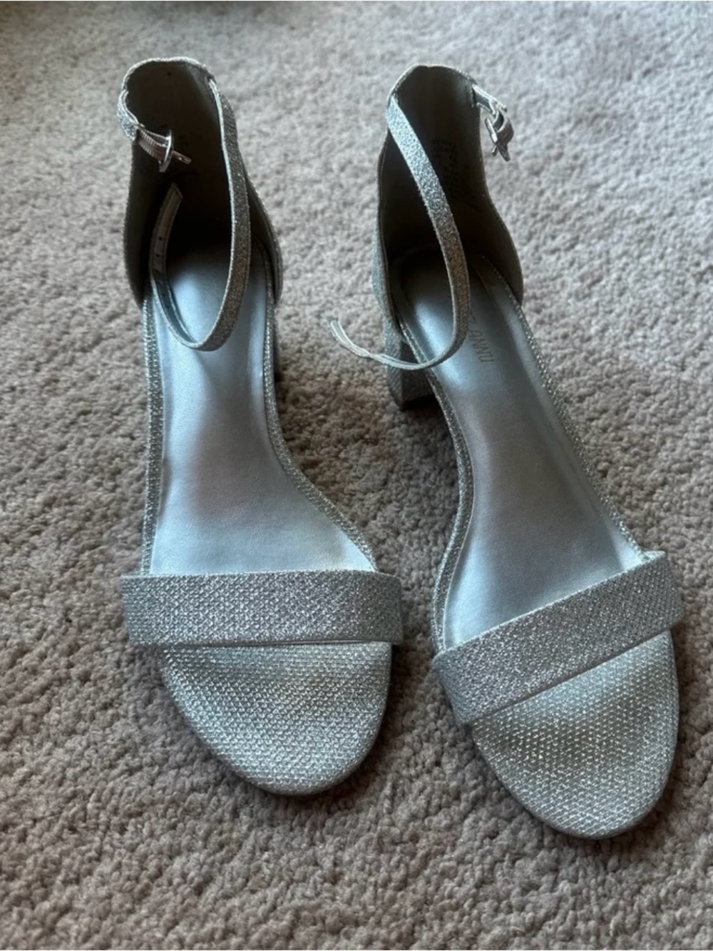 Pizz Annu Bristol Sandals in Silver 8.5 New - Picture 2 of 7